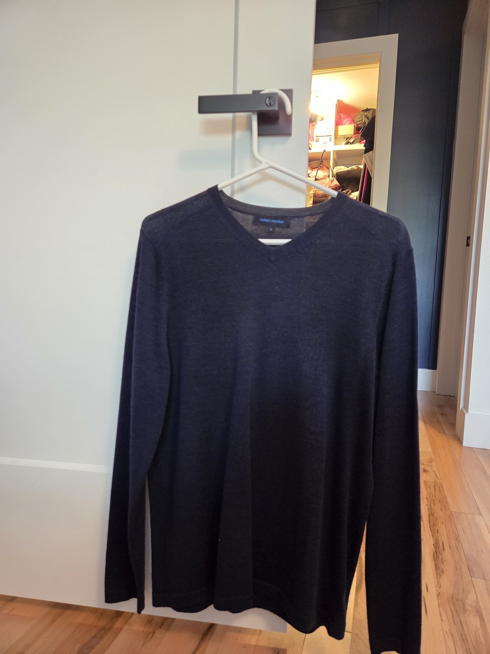 Men's V-Neck Sweater - Navy
